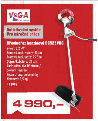 Křovinořez benzinový BC525PRO