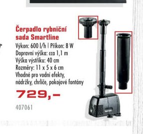 Čerpadlo rybniční sada Smartline