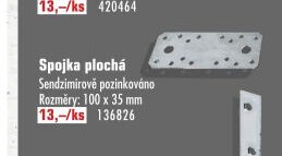 Spojka plochá