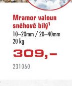 Mramor valoun sněhově bílý