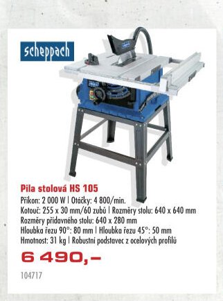 Pila stolová HS 105