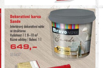 Dekorativní barva Sande