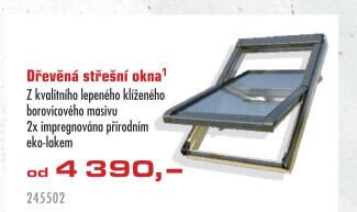 Dřevěná střešní okna