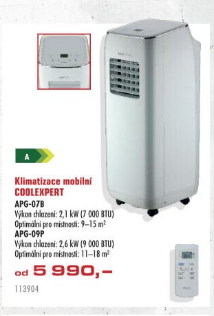 Klimatizace mobilní COOLXPERT APG-07B / APG-09P