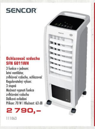 Ochlazovač vzduchu SENCOR SFN 6011WH