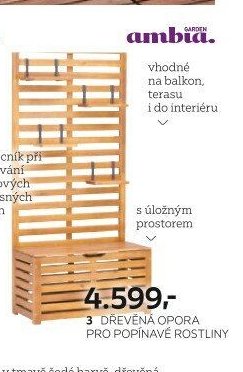 Dřevěná opora pro popínavé rostliny