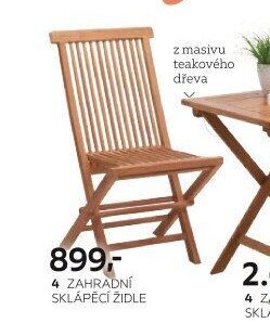 Zahradní skládací židle