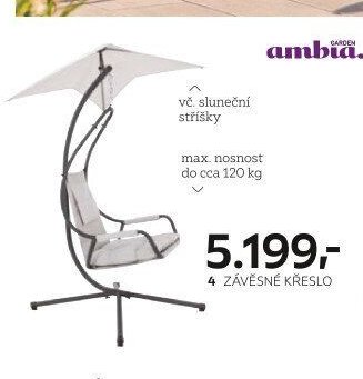 4 ZÁVĚSNÉ KŘESLO