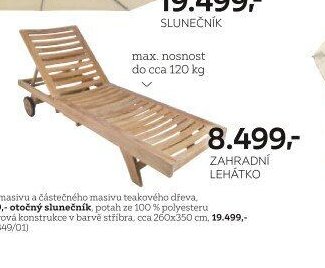 Zahradní lehátko