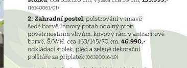 Zahradní postel