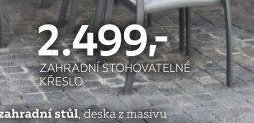 Zahradní stohovatelné křeslo
