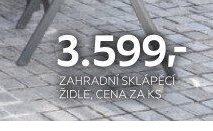 Zahradní sklápěcí židle