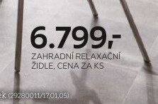 Zahradní relaxační židle