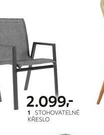 Stohovatelné křeslo