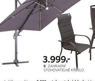 Zahradní stohovatelné křeslo