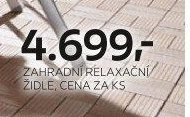 Zahradní relaxační židle