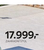 Zahradní stůl