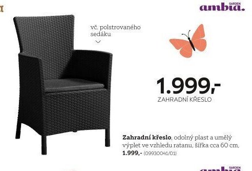 Zahradní křeslo
