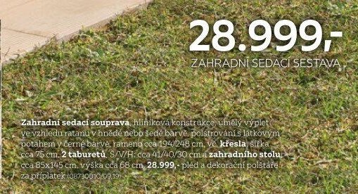Zahradní sedací souprava