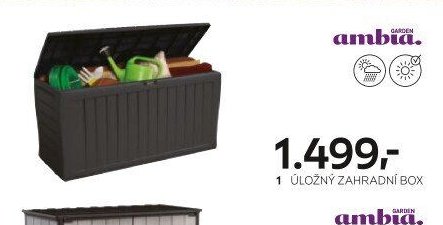 1 Úložný zahradní box