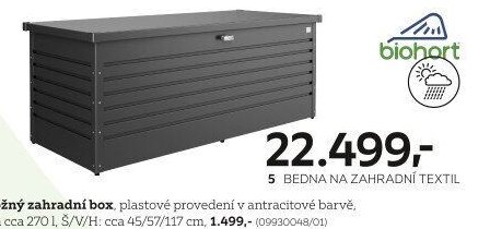 5 Bedna na zahradní textil