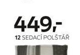 12 SEDACÍ POLŠTÁŘ