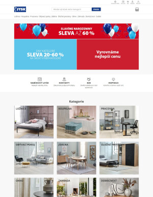 akční leták Jysk 2.5.2023-8.5.2023