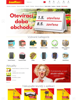 akční leták bauMax 3.5.2023-9.5.2023