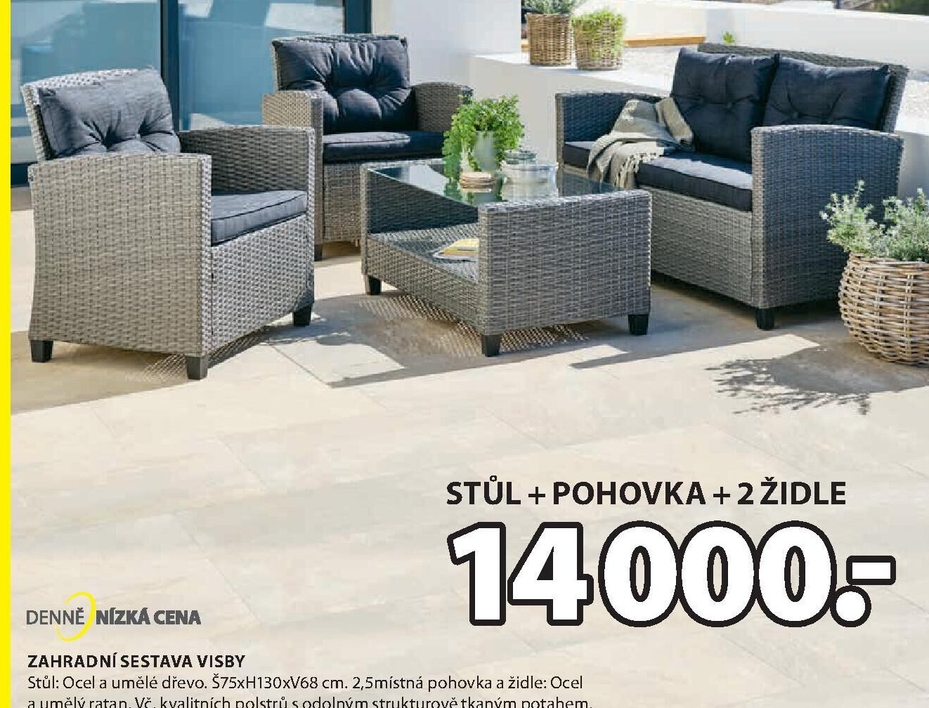 ZAHRADNÍ SESTAVA VISBY
