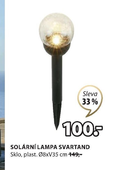 SOLÁRNÍ LAMPA SVARTAND
