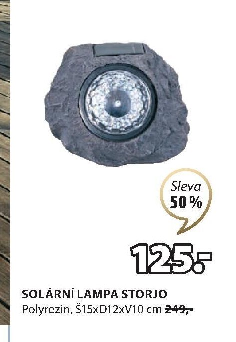 SOLÁRNÍ LAMPA STORJO