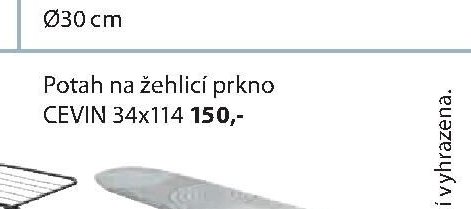 Potah na žehlicí prkno Cevin