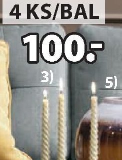 3) Svíčka Baldur
