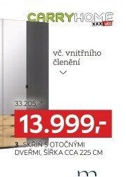 Skříň s otočnými dveřmi