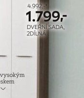 Dveřní sada, 2dílná