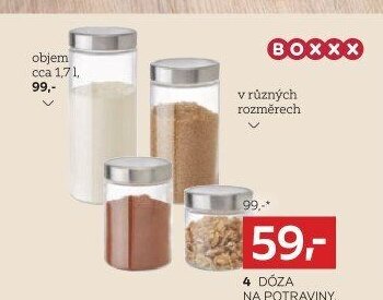 4 DÓZA NA POTRAVINY, OBJEM CCA 0,8 L