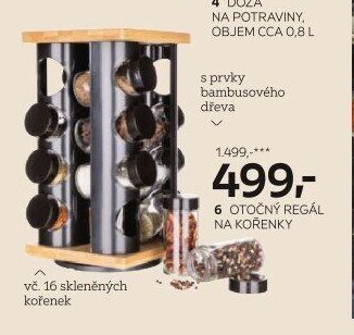 6 OTOČNÝ REGÁL NA KOŘENKY
