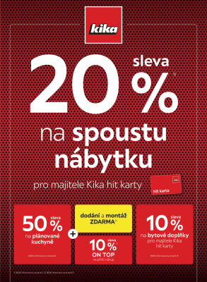 akční leták Kika nábytek 8.5.2023-21.5.2023