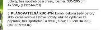 5 PLÁNOVATELNÁ KUCHYŇ