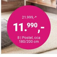 8 | Postel, cca 180/200 cm