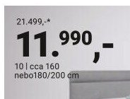 10 | Postel, cca 160 nebo 180/200 cm