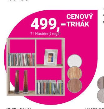 Nástěnný regál