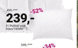 Polštář pod hlavu HENRI