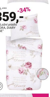 Ložní prádlo FLORA, DIARY ROSE