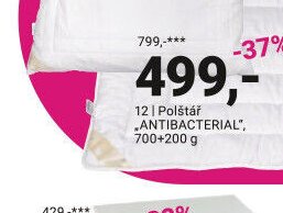 Polštář ANTIBACTERIAL, 700+200 g