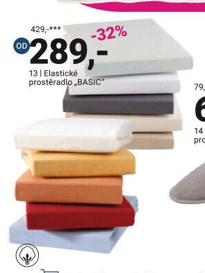 Elastické prostěradlo BASIC