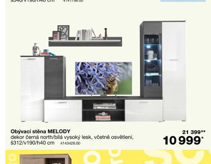 Obývací stěna MELODY