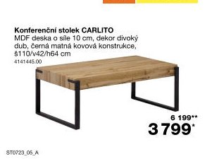Konferenční stolek CARLITO