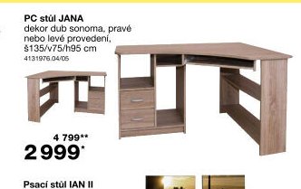 PC stůl JANA