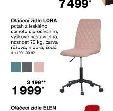 Otáčecí židle LORA